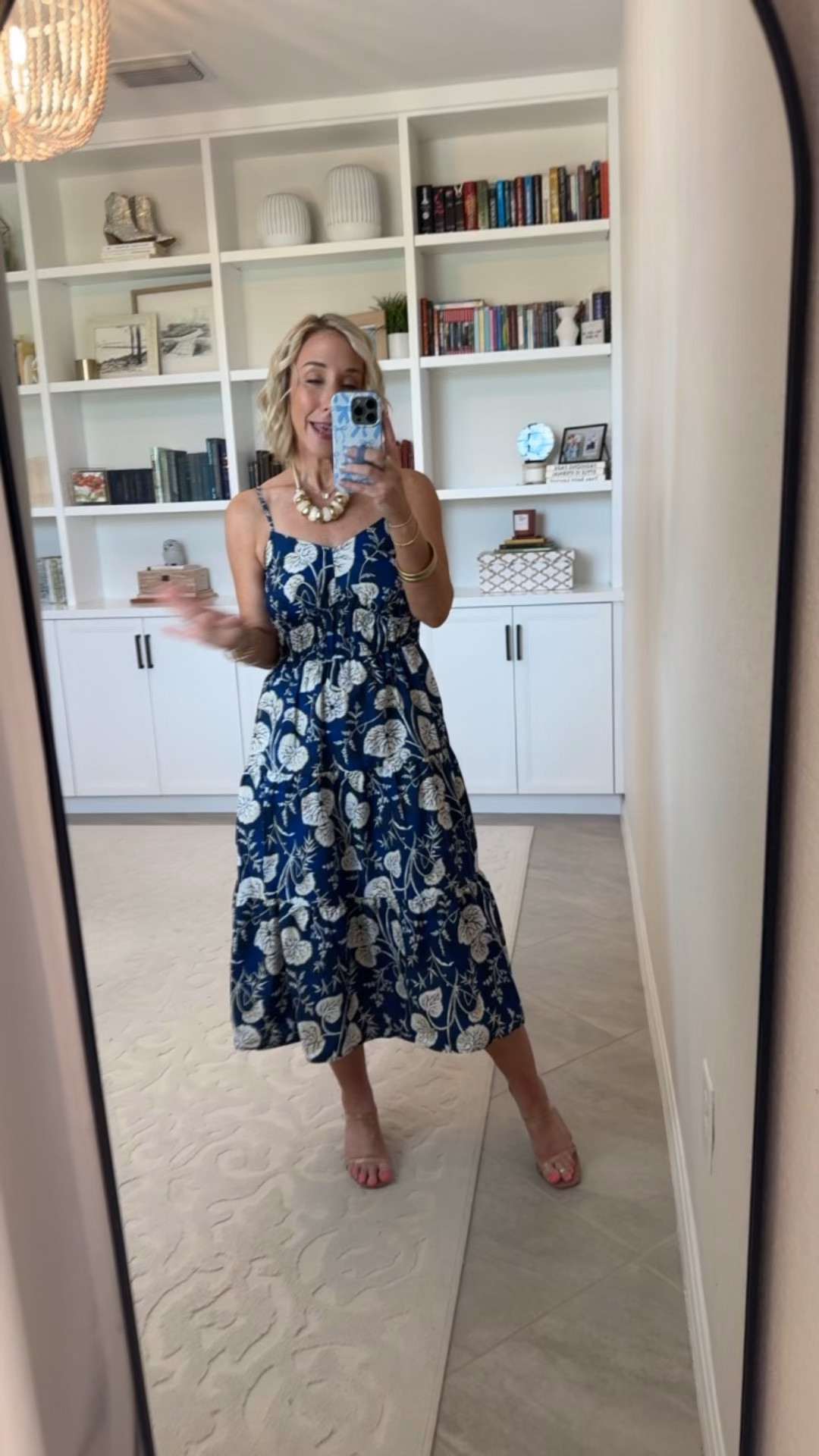 Walmart - cute new dresses. Sleeveless Tiered Midi Dress - size XS. $24.98. 3 colors.

 

#LTKOver40 #LTKSeasonal