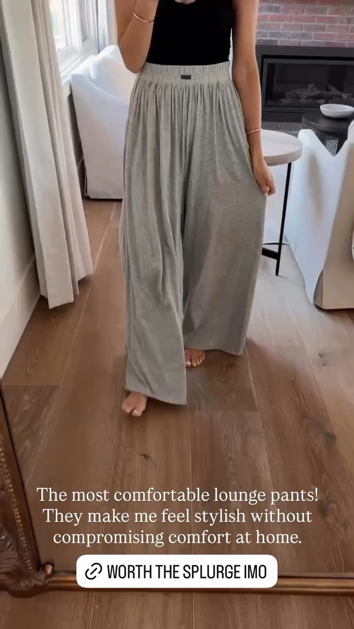 The most comfortable lounge pants! They make me feel stylish without compromising comfort at home  

#LTKootd #LTKSeasonal #LTKgrwm