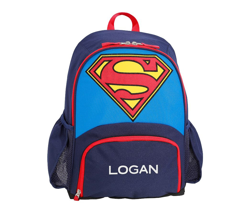 Mackenzie DC SUPERMAN Glow-in-the-Dark Backpack | Pottery Barn Kids