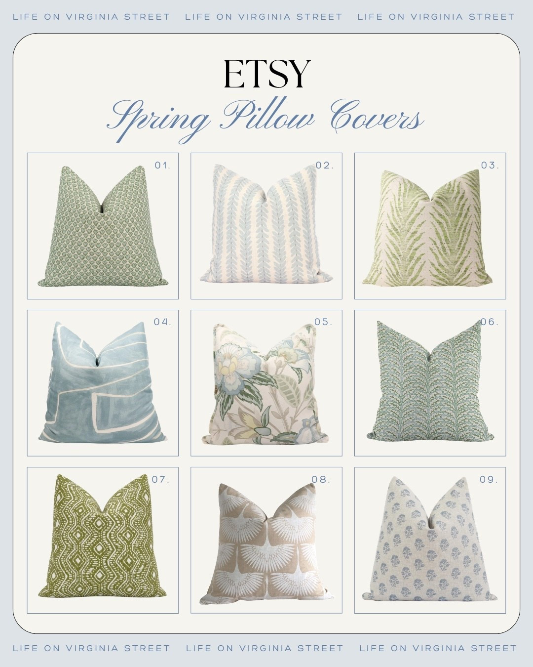 Etsy spring pillow covers 🙌🏻🙌🏻

#LTKSeasonal #LTKHome #LTKdayinmylife