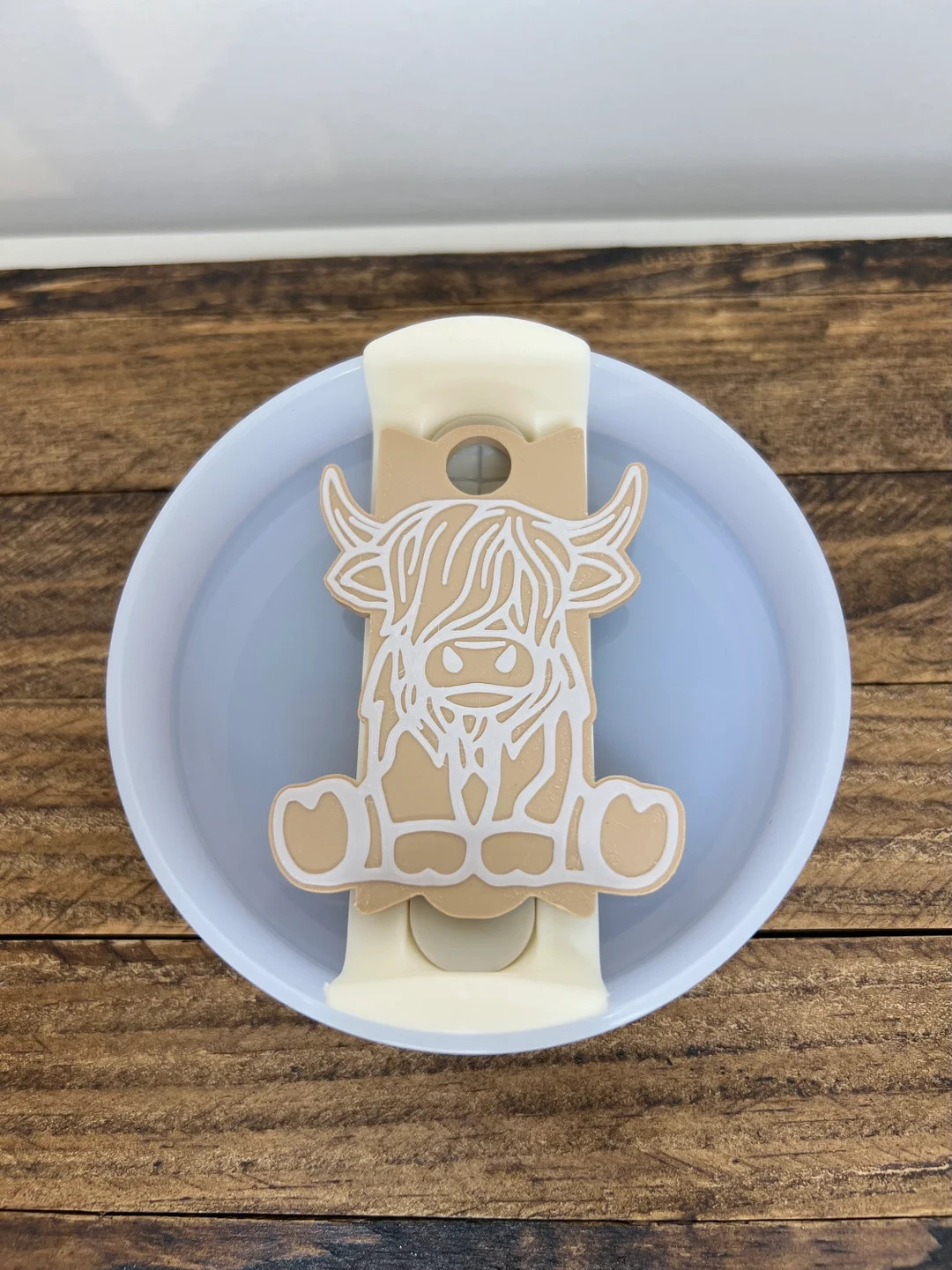Highland Cow Tumbler Topper for 40z Stanley Tumbler Stanley Custom Plate Stanley Stanley Topper C... | Etsy (US)
