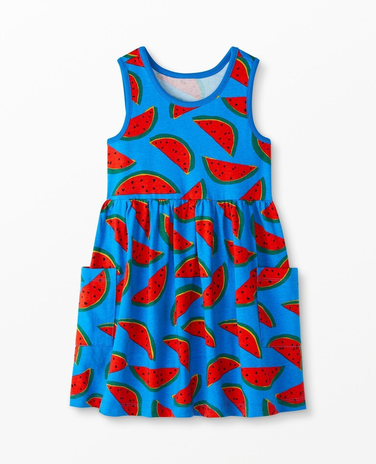 Sleeveless Print Pocket Dress | Hanna Andersson