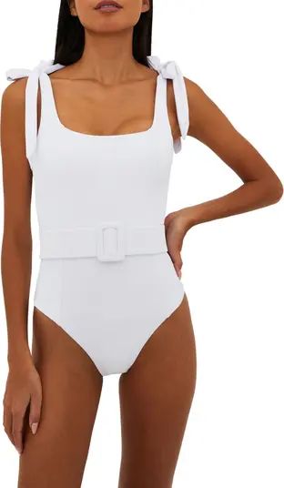 Sydney Belted One-Piece Swimsuit | Nordstrom