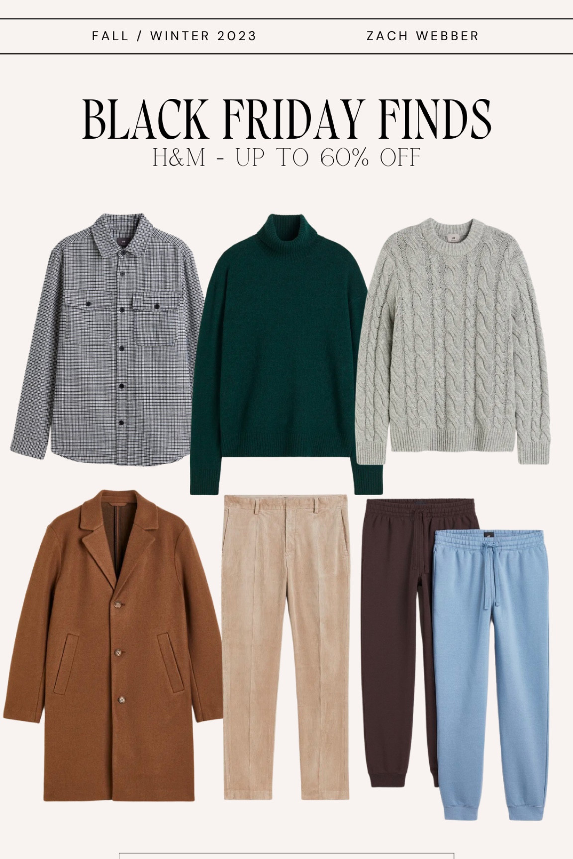 H&M Black Friday finds - great pieces to build out your fall/winter wardrobe!

#LTKCyberSaleDE #LTKCyberWeek #LTKmens