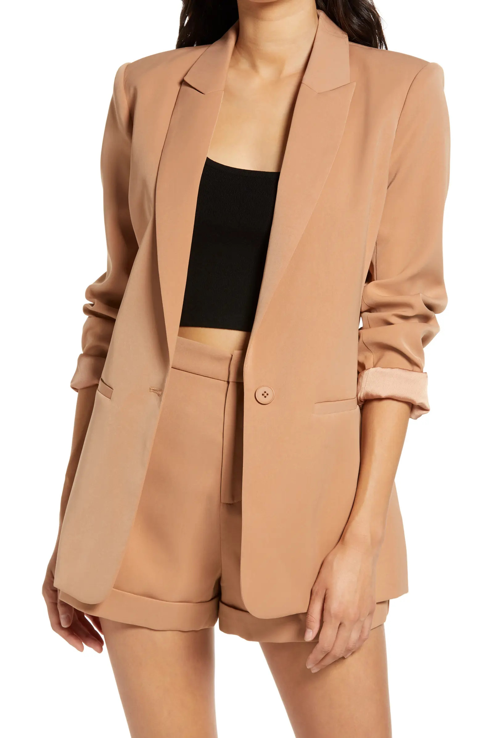 Tailored Single Button Blazer | Nordstrom