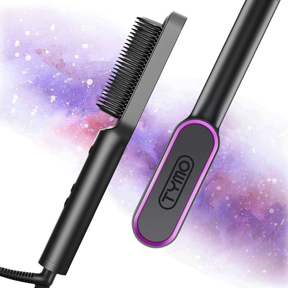 TYMO Ring Hair Straightener Brush – Hair Straightening Iron with Built-in Comb, 20s Fast Heatin... | Amazon (US)