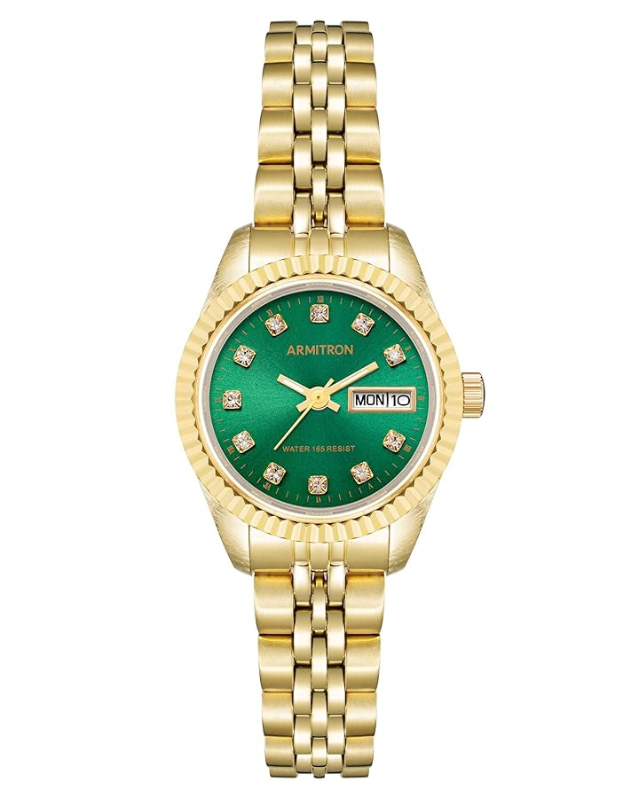 Armitron Women's Genuine Crystal Accented Bracelet Watch, 75-2475 | Amazon (US)
