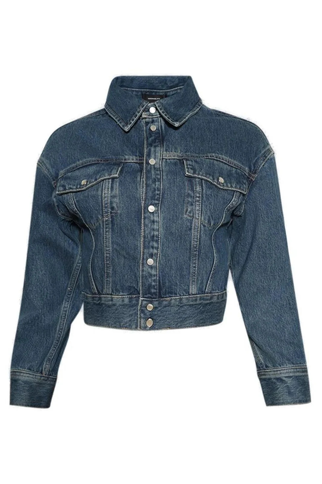 WARDROBE.NYC Denim Crop Jacket | Cettire Global