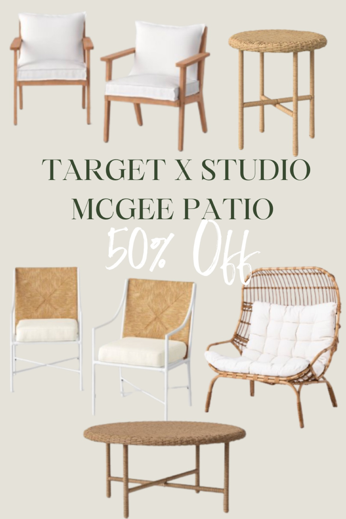 studio mcgee x target {patio} 50% off 

#LTKsalealert #LTKhome #LTKFind