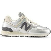 New Balance Women's 574 Trainers, Silver, Size 6, Women | Very (UK)