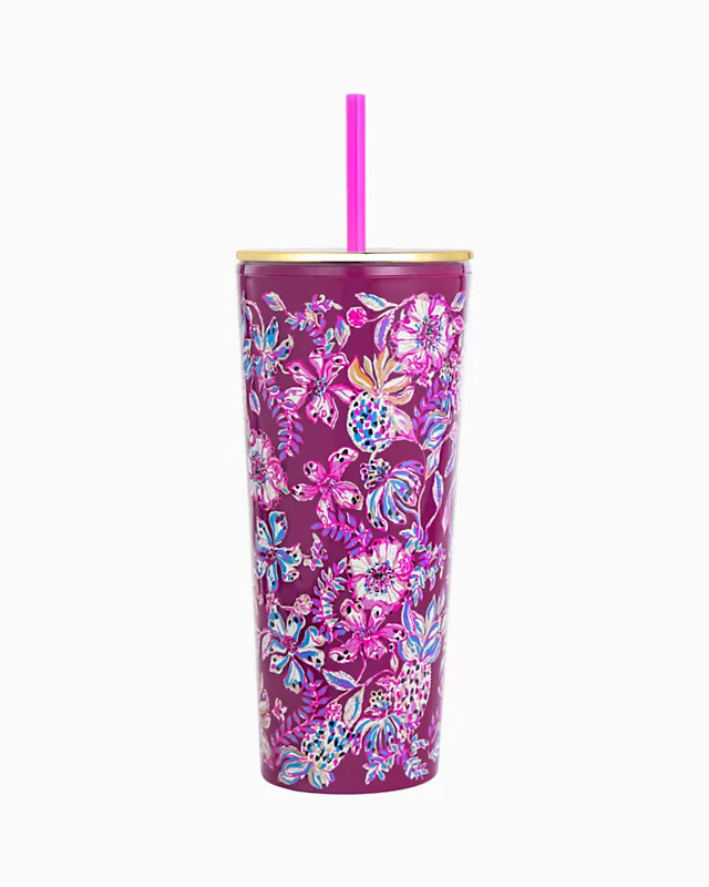 Tumbler with Straw | Lilly Pulitzer