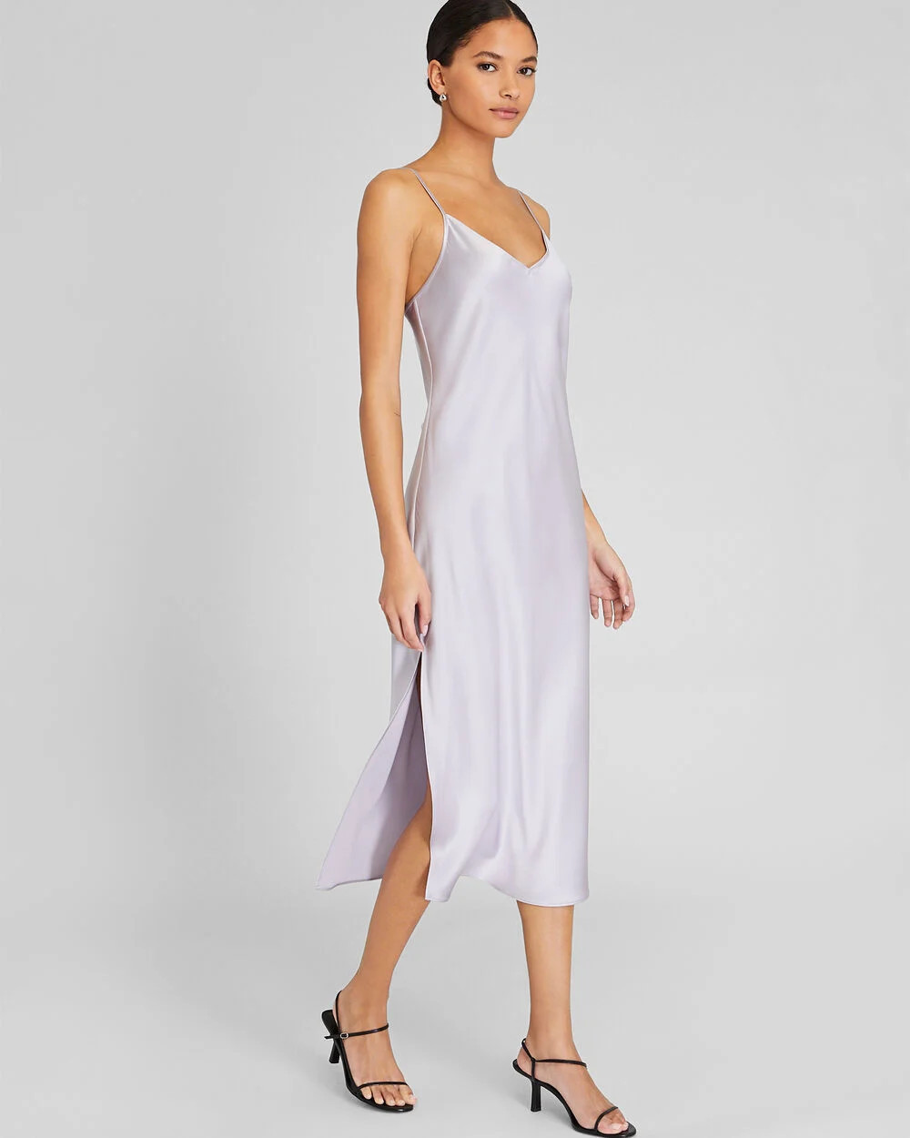 Silk Charmeuse Slip Dress | Club Monaco (Global)