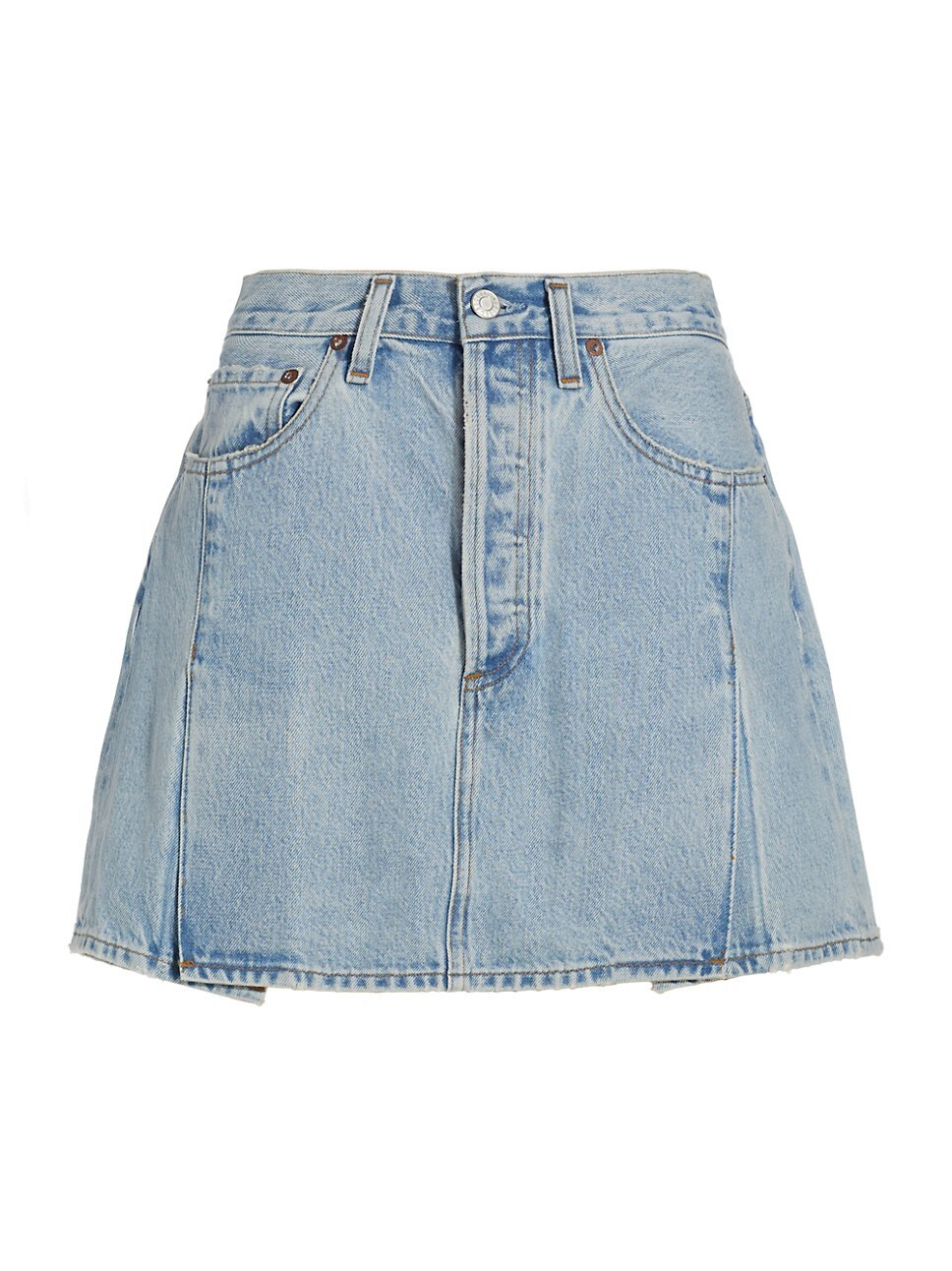 Slice Denim Miniskirt | Saks Fifth Avenue