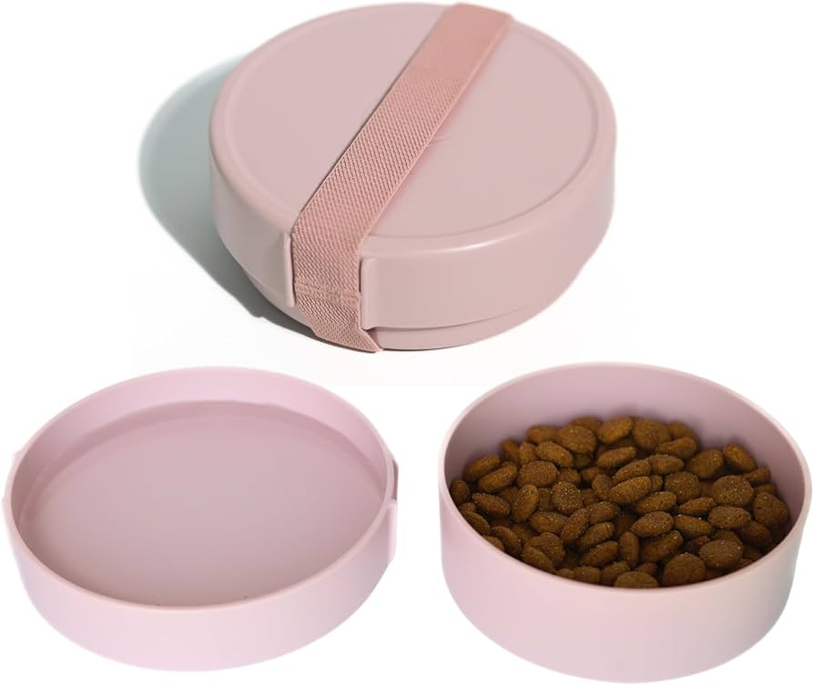 Barkin’ Trails Travel Dog Bowls, Portable Outdoor Water, BPA-Free Water Bowl Set, Food Grade Pl... | Amazon (US)