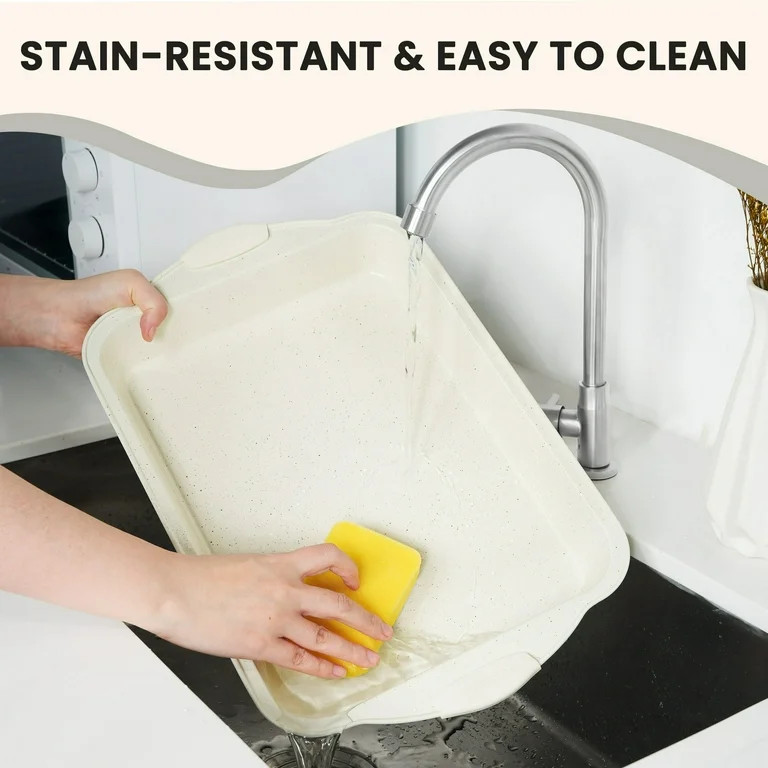 Kikcoin Bakeware Set, 21-Piece Baking Pans Set Kitchen Carbon Steel Baking Sheet Pans with Silico... | Walmart (US)