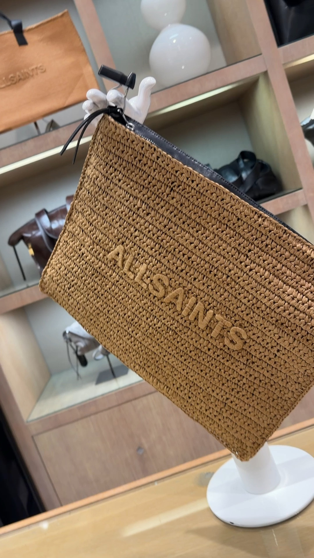 The perfect finishing touch to every summer look 🤍 This AllSaints raffia clutch is effortlessly chic with just the right amount of edge. Whether you’re heading to brunch, a beach vacation, or date night, this bag elevates any outfit. Plus, it’s available at Bloomingdale’s! ✨👜 #LTKStyle #Bloomingdales #AllSaints #SummerAccessories #VacationStyle #ResortWear

#LTKootd #LTKgrwm #LTKTravel