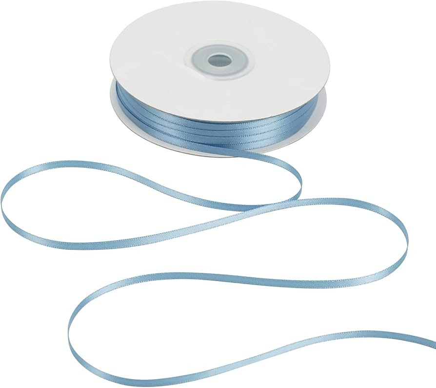 HUIHUANG Solid Color Satin Ribbon 1/8 inch x 100 Yards Roll Ribbon Double Faced for Crafts Gift W... | Amazon (US)