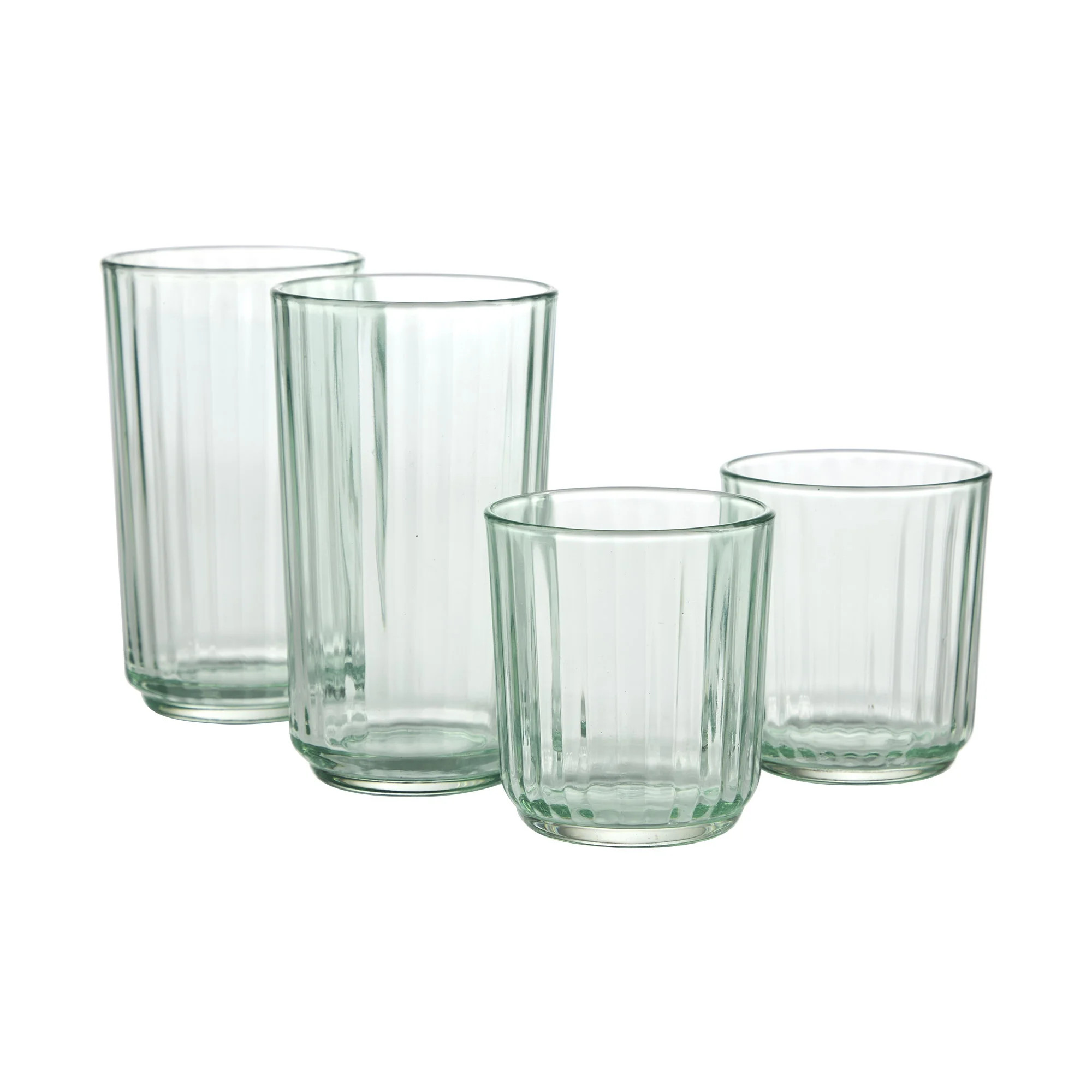 Better Homes & Gardens Panello Green 12pc Drinkware Set - Walmart.com | Walmart (US)