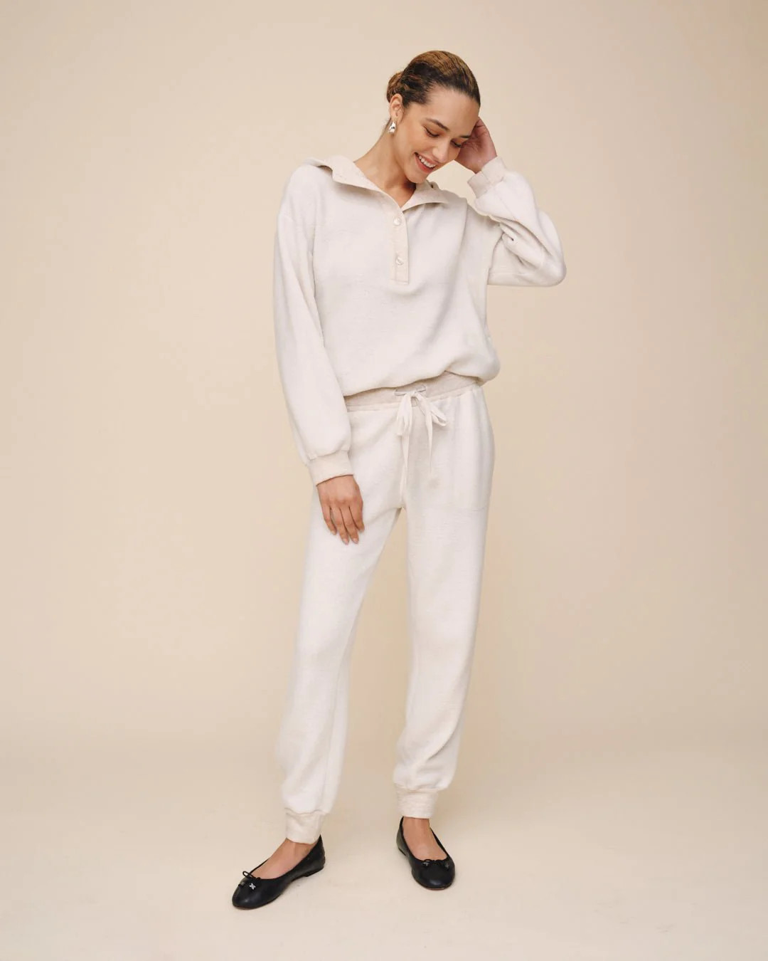 Contrast Sweatpant - Oatmeal | Bella Dahl