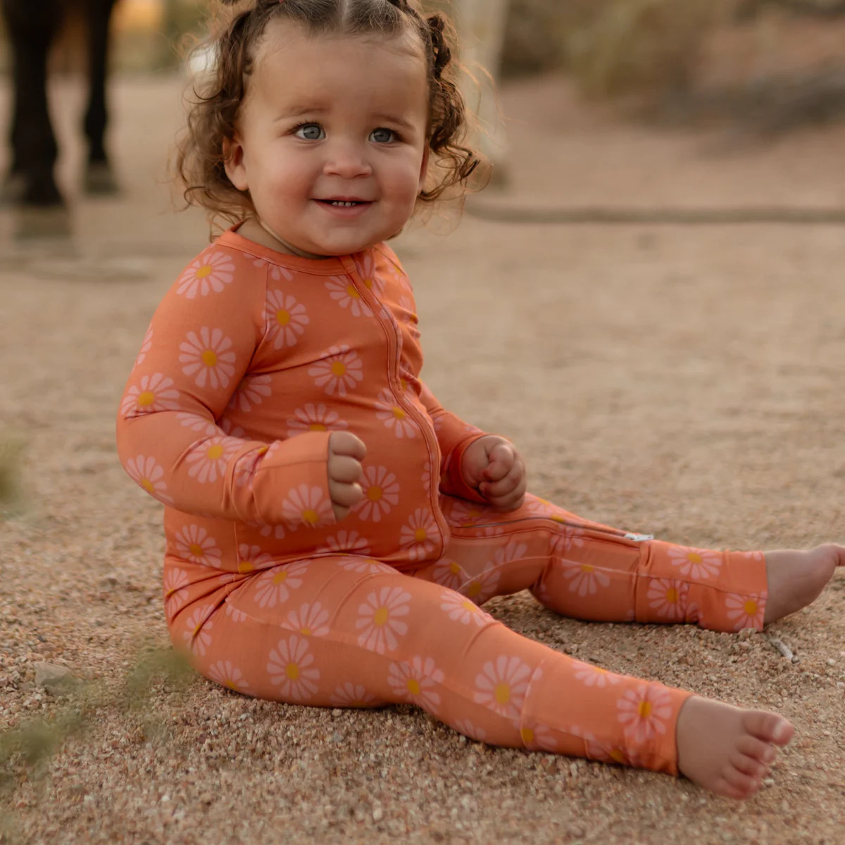 Infant Romper in Desert Flower | Silks Design