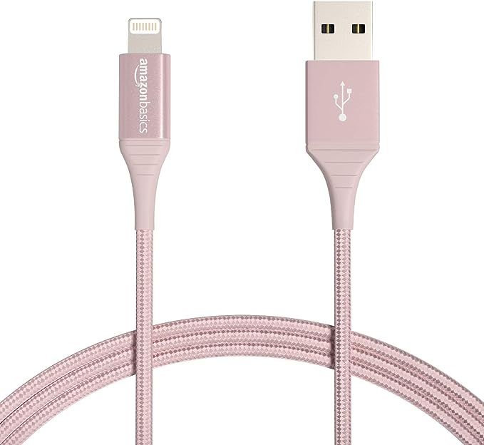 AmazonBasics Double Braided Nylon Lightning to USB Cable - Advanced Collection, MFi Certified App... | Amazon (US)