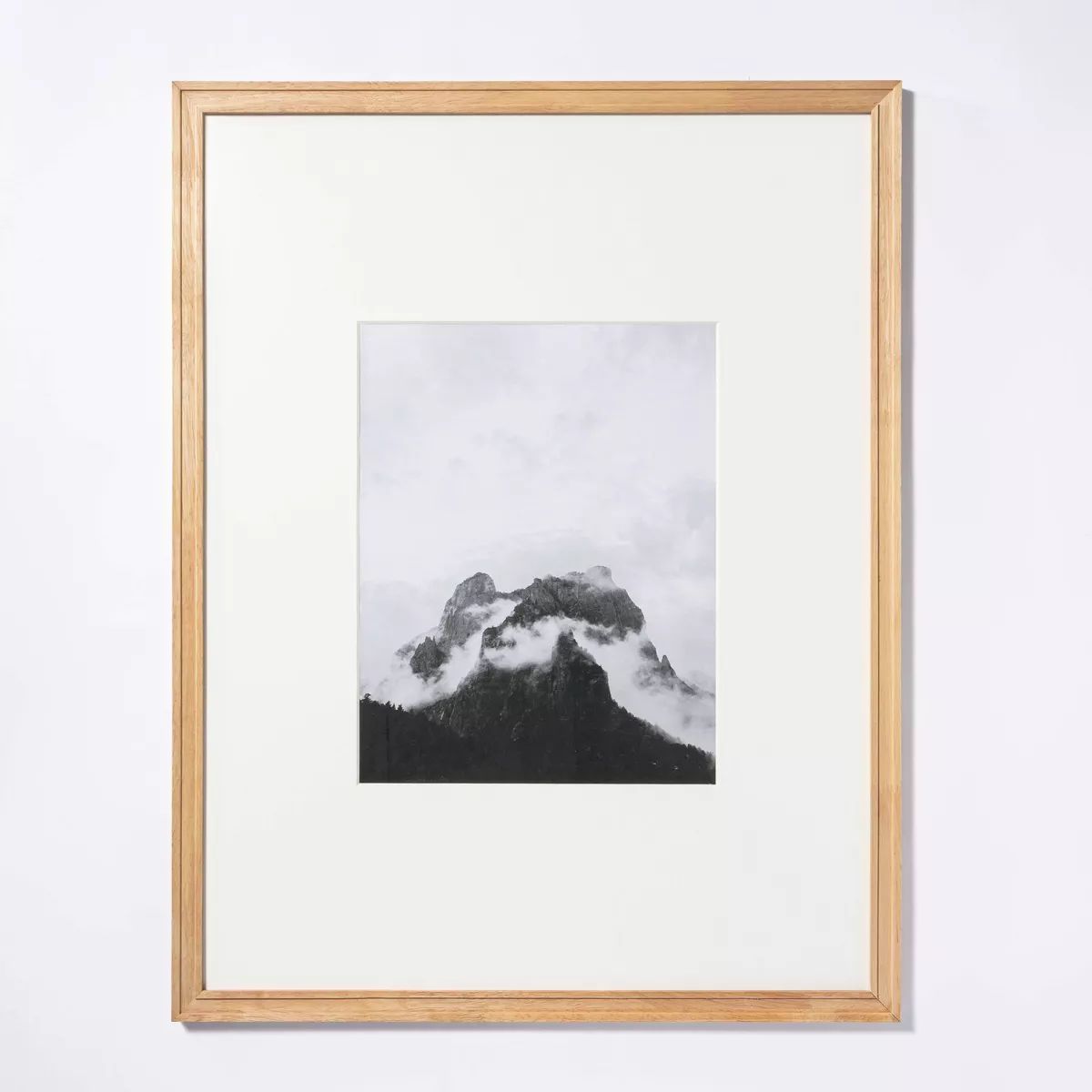 21.24" x 27.24" Matted to 11" x 14" Gallery Frame Natural Wood - Threshold™ designed with Studi... | Target