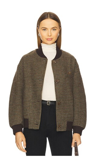 Lane Bomber in Check | Revolve Clothing (Global)