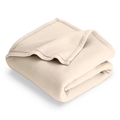 Sand Twin/Twin XL Lightweight Polar Fleece Blanket by Bare Home | Target