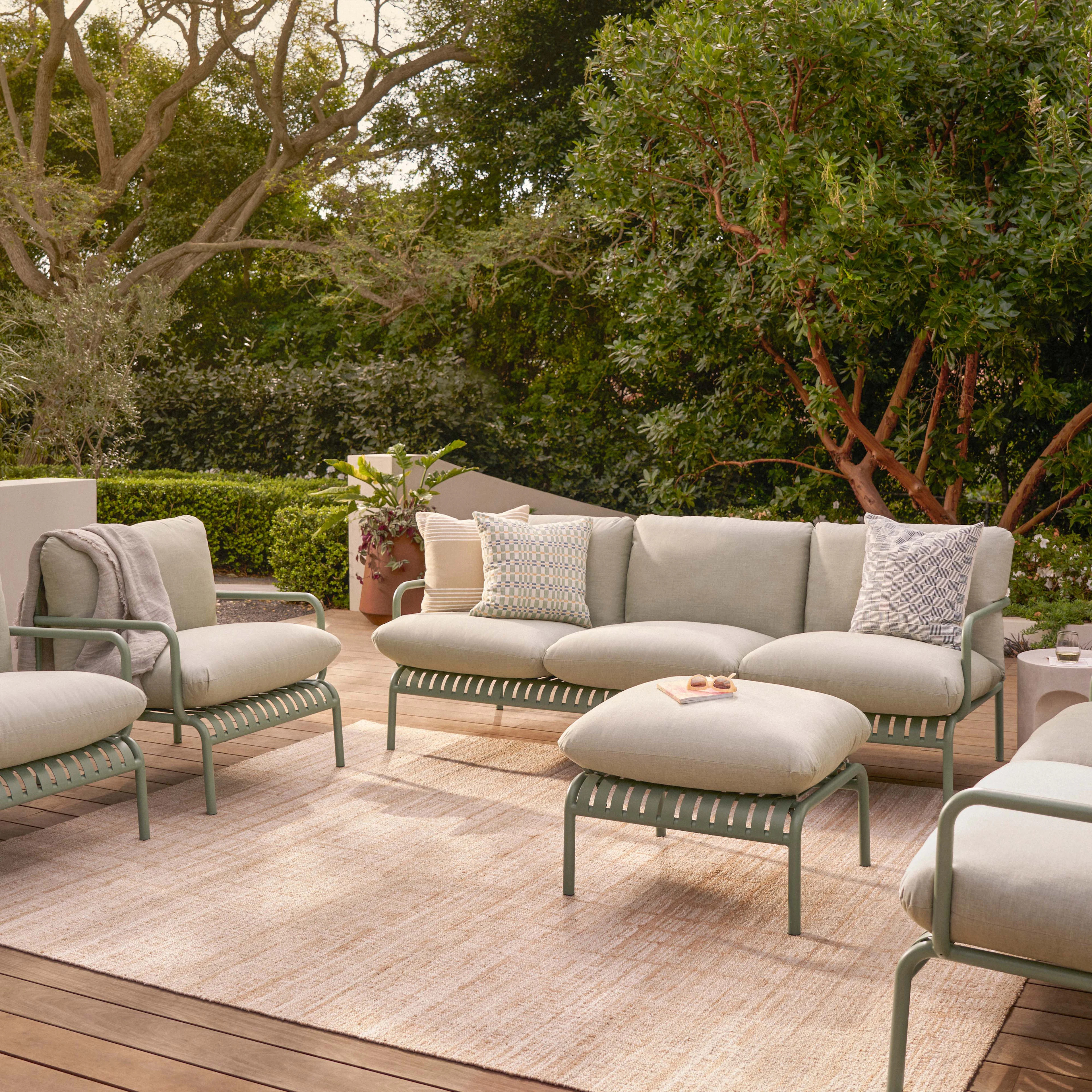 Sarek 31.5" Outdoor Lounge Chair - Sunbrella® Mint | Article