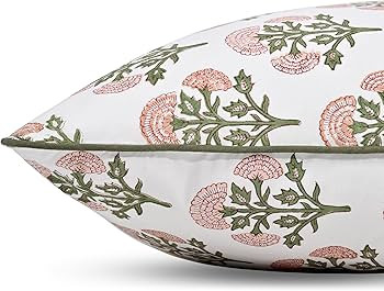 Ridhi Modern Farmhouse Pillow Covers Decorative Cotton Throw Pillow Covers Set of 2 Taupe Cushion... | Amazon (US)