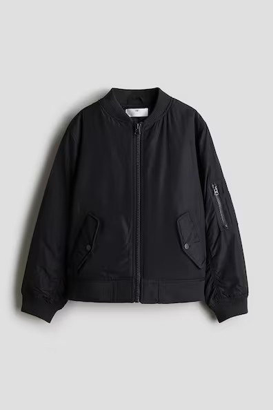 H & M - Bomber jacket - Grey | H&M (UK, MY, IN, SG, PH, TW, HK)