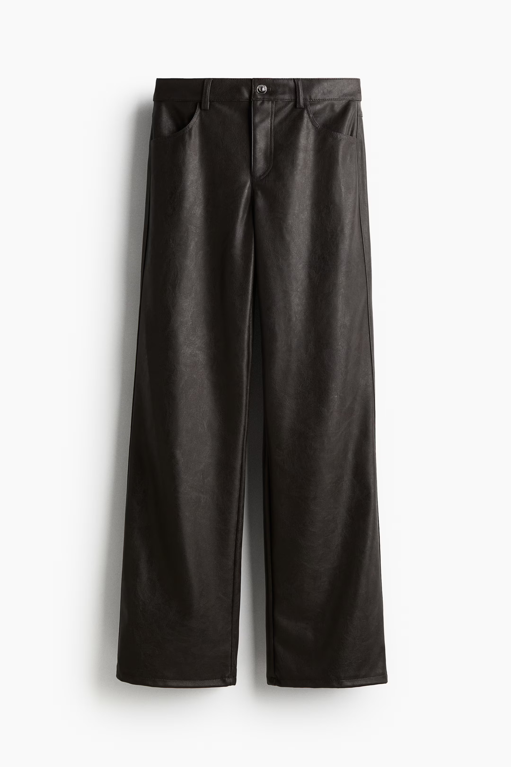 Straight Coated Pants | H&M (US + CA)