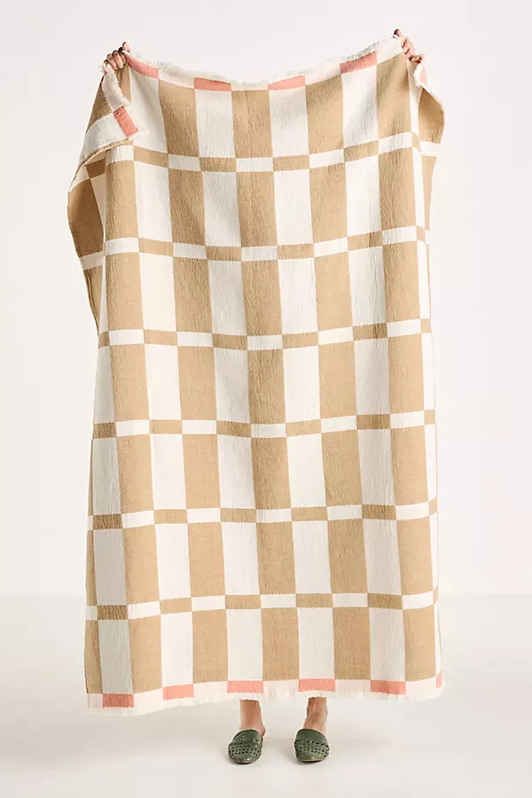 Ares Cotton Chenille Throw Blanket | Anthropologie (US)