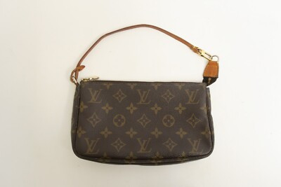 Authentic Louis Vuitton Monogram Pochette Accessories Pouch Bag  #23704 | eBay US