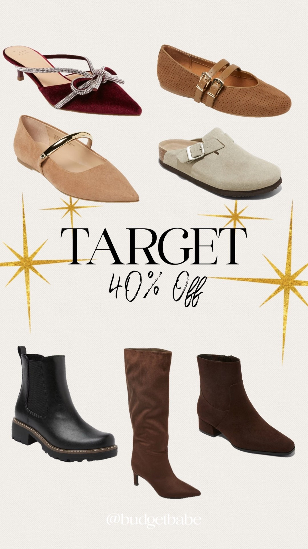 Target Black Friday includes 40% off shoes! Ends Saturday. #targetstyle

#LTKGiftGuide #LTKCyberWeek #LTKSaleAlert