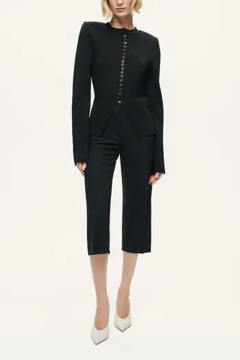 Nocturne Sculpted Button-Front Knit Top | Nordstrom | Nordstrom