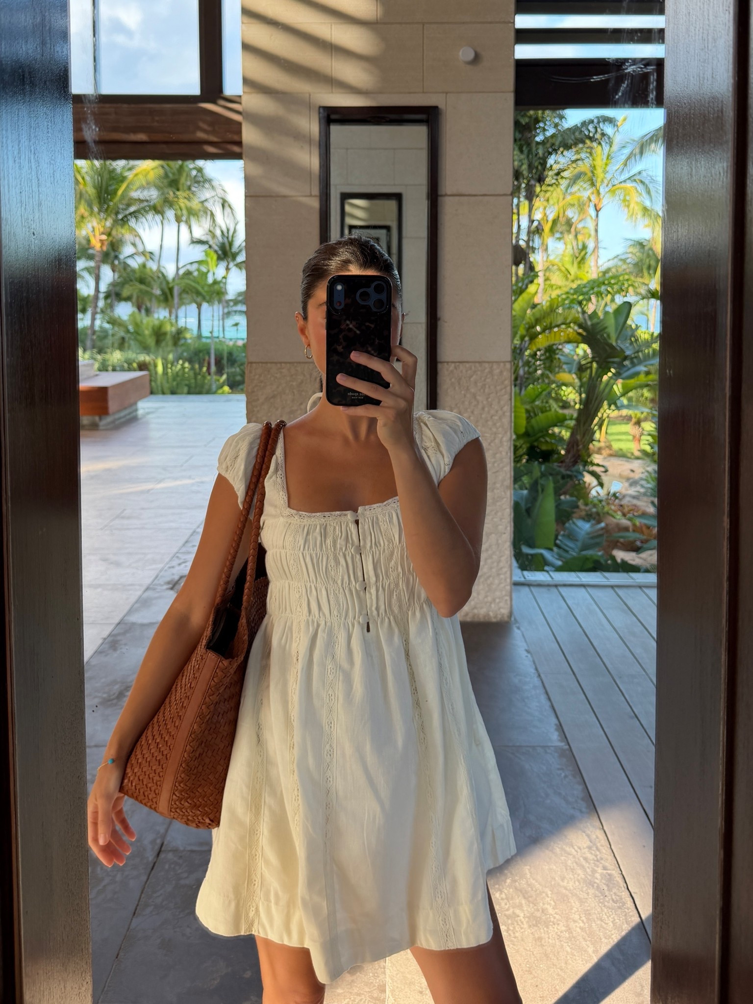 [4/13/26] love this cotton-linen blend dress, such a good staple for spring + summer | Comes in other colors and under $100! I’m wearing small in color moonglow

sizing details:
• yellow carmen set - small 
• red baby tee (comes as a full Annette skirt set) - small 
• red pull on pant - xs
• cotton linen midi dress - small 
• green printed maxi - small 
• white keep it cool set - xs
• yellow Bristol skirt set - small 
• green maxi skirt set - xs

#LTKSeasonal #LTKPetite #LTKBump