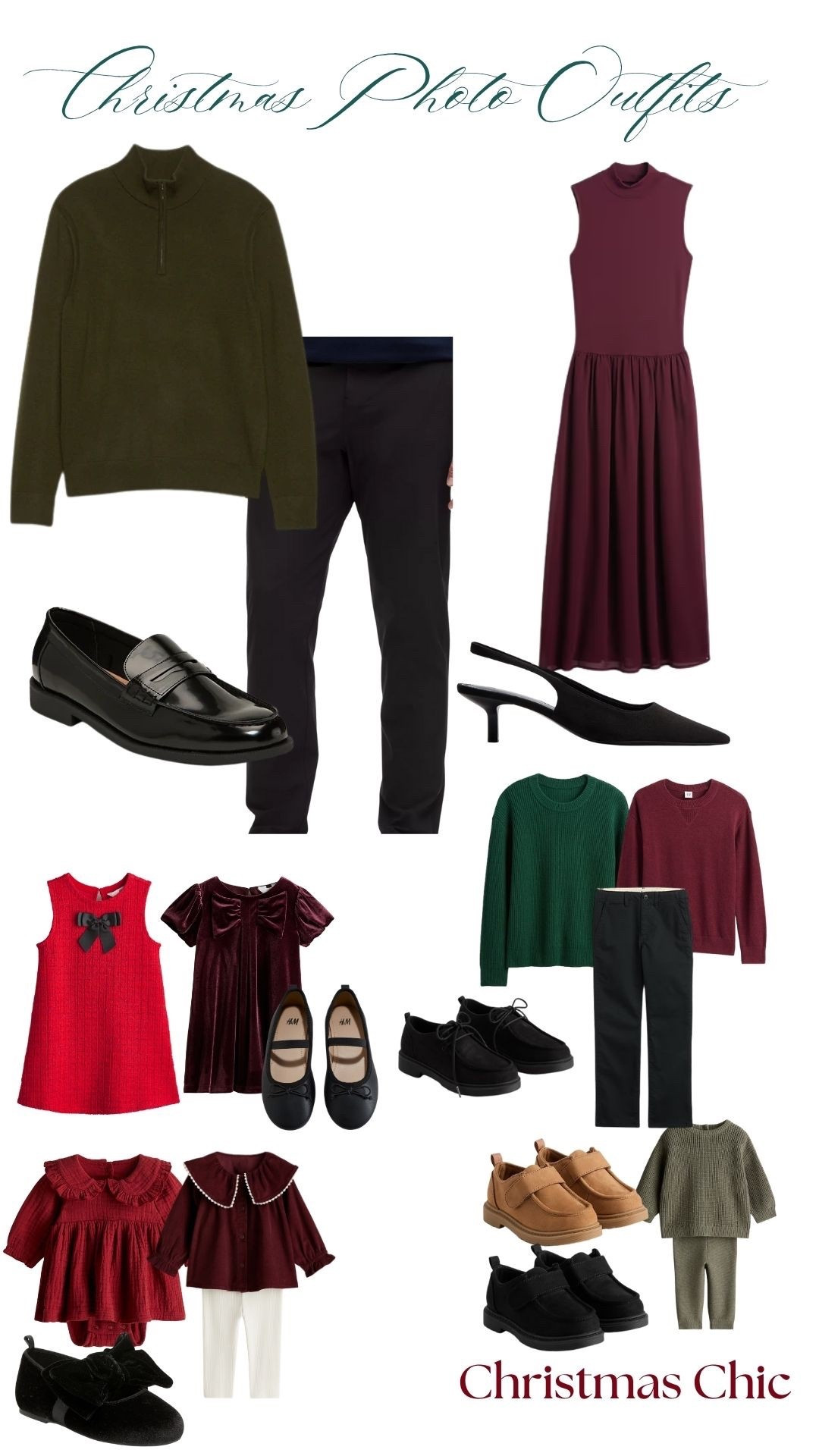 Christmas card photo outfit ideas for the family - Christmas chic theme!

#LTKfamily #LTKwinter #LTKholiday