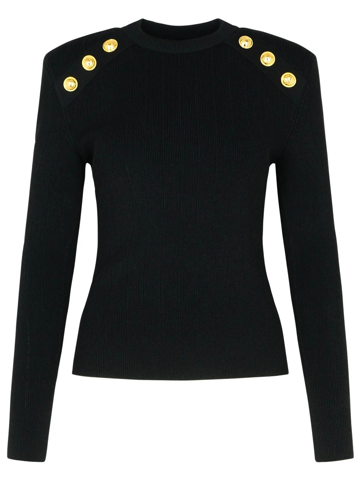 Balmain Button Embellished Knitted Jumper | Cettire Global