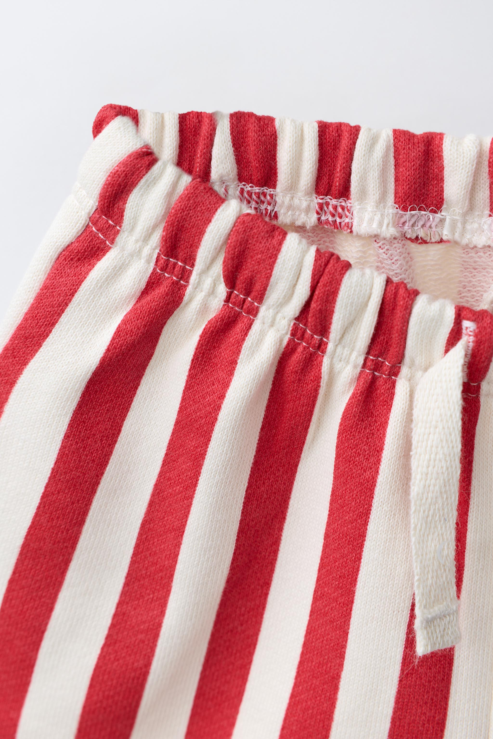 TWO-PACK OF PLAIN AND STRIPED SHORTS | Zara US