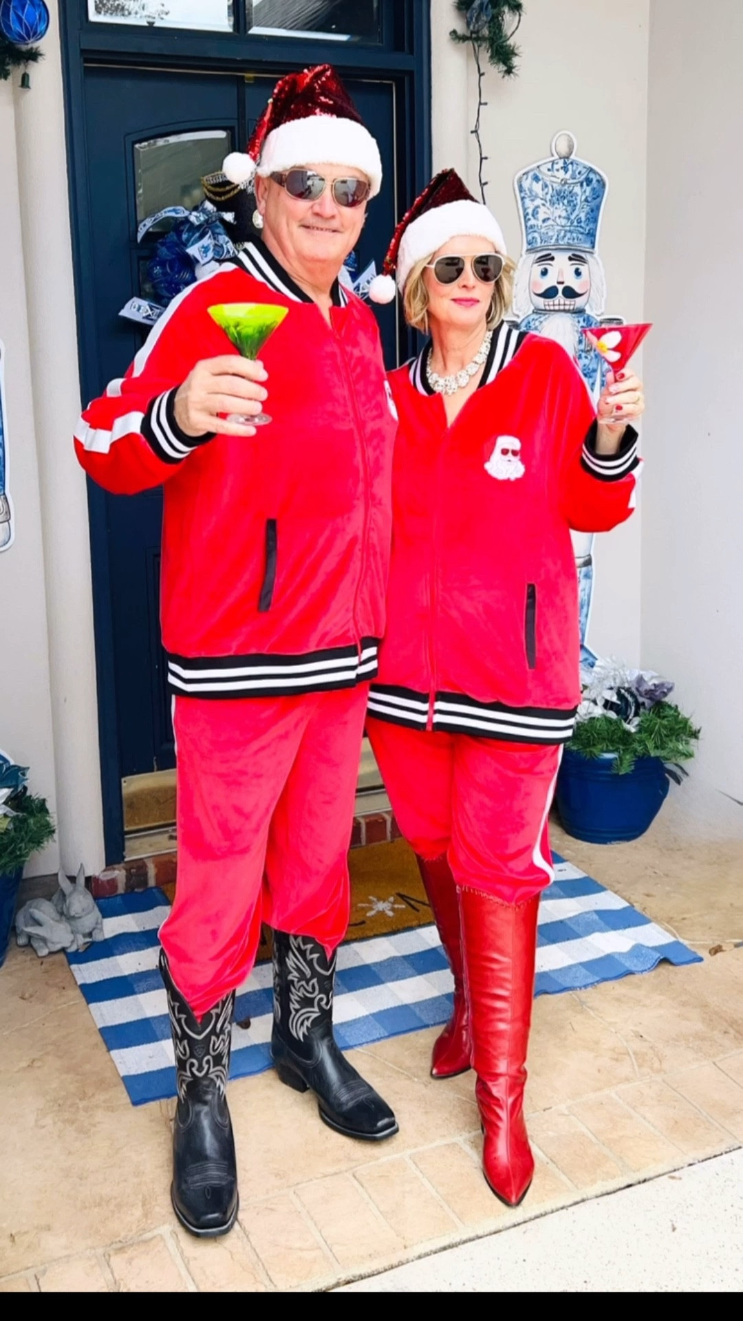 Santa! I know him! This velour tracksuit is so stylish and comfy!

#LTKMidsize #LTKHoliday #LTKGiftGuide