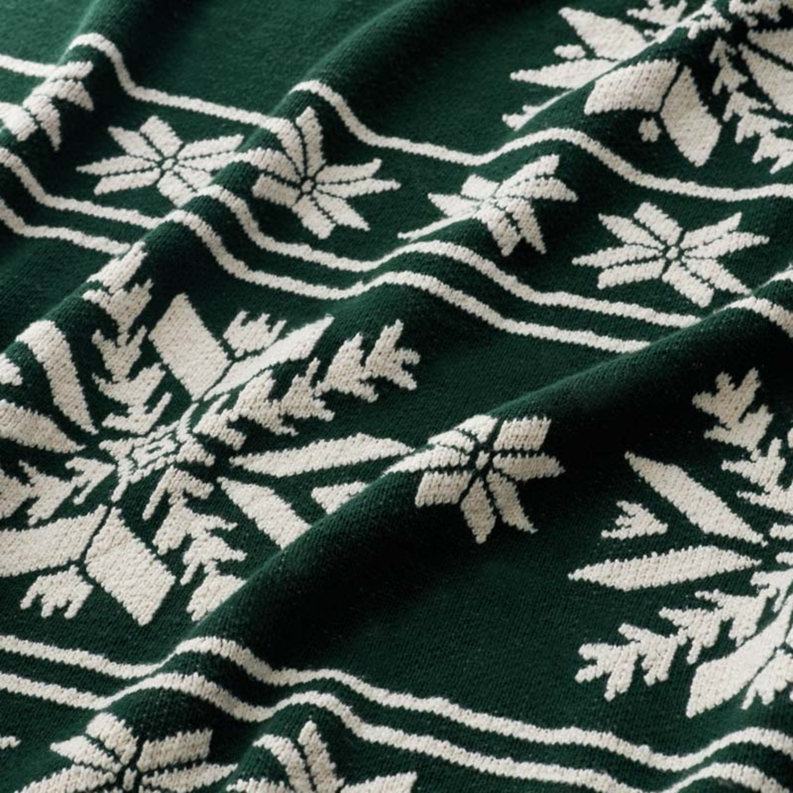 Holiday Knit Throw - Snowflake | The Company Store