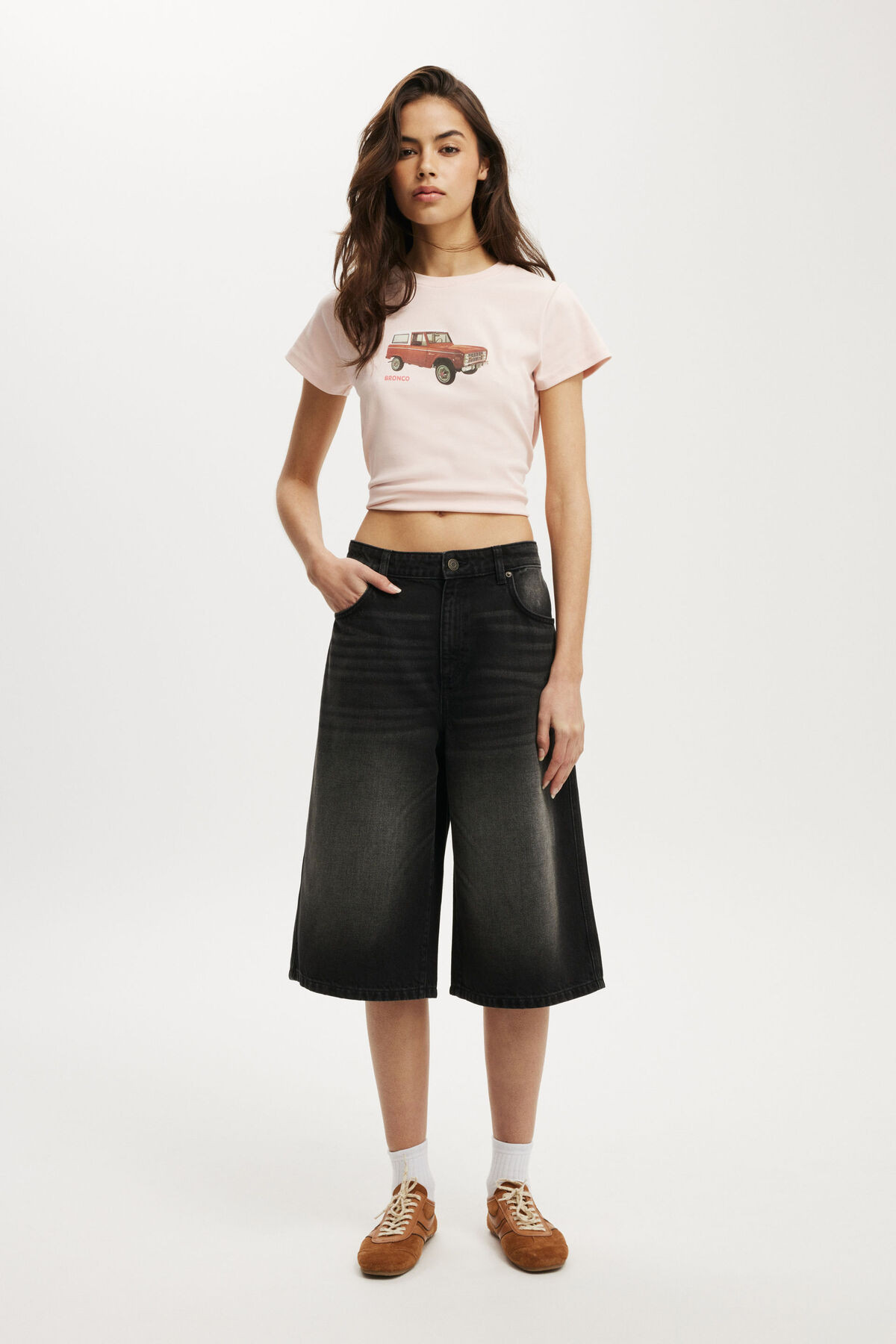 91 Baggy Denim Jort | Cotton On (US)