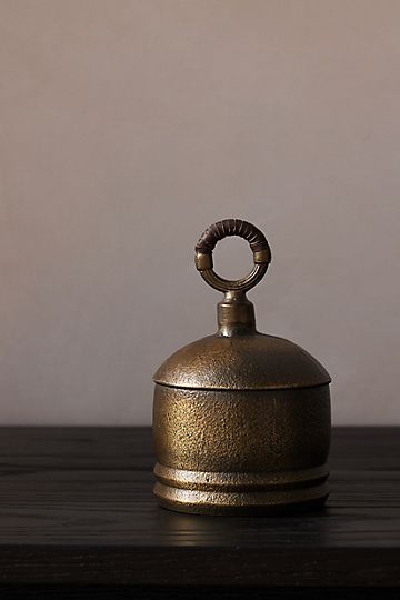 Amber Lewis for Anthropologie Decorative Brass Cowbell | Anthropologie (US)