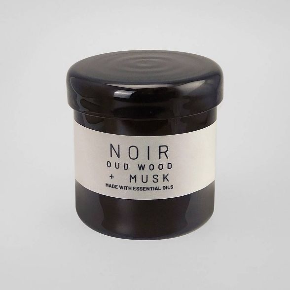 16oz Lidded Glass Jar Candle Noir - Oud Wood & Musk - Project 62™ | Target
