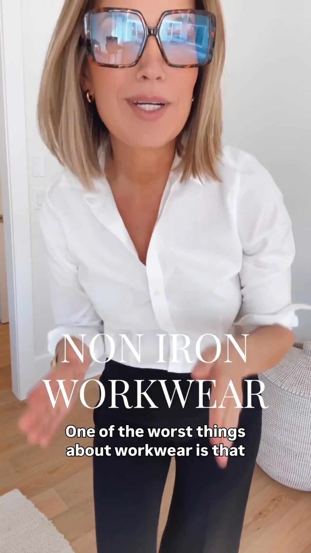 Non iron workwear 🙌🏻. I am in size 2 shirt and small tall pants. New customers use my spanx discount code RACHELXSPANX on full priced items.  Shoes true to size.

#LTKWorkwear #LTKTall #LTKOver40