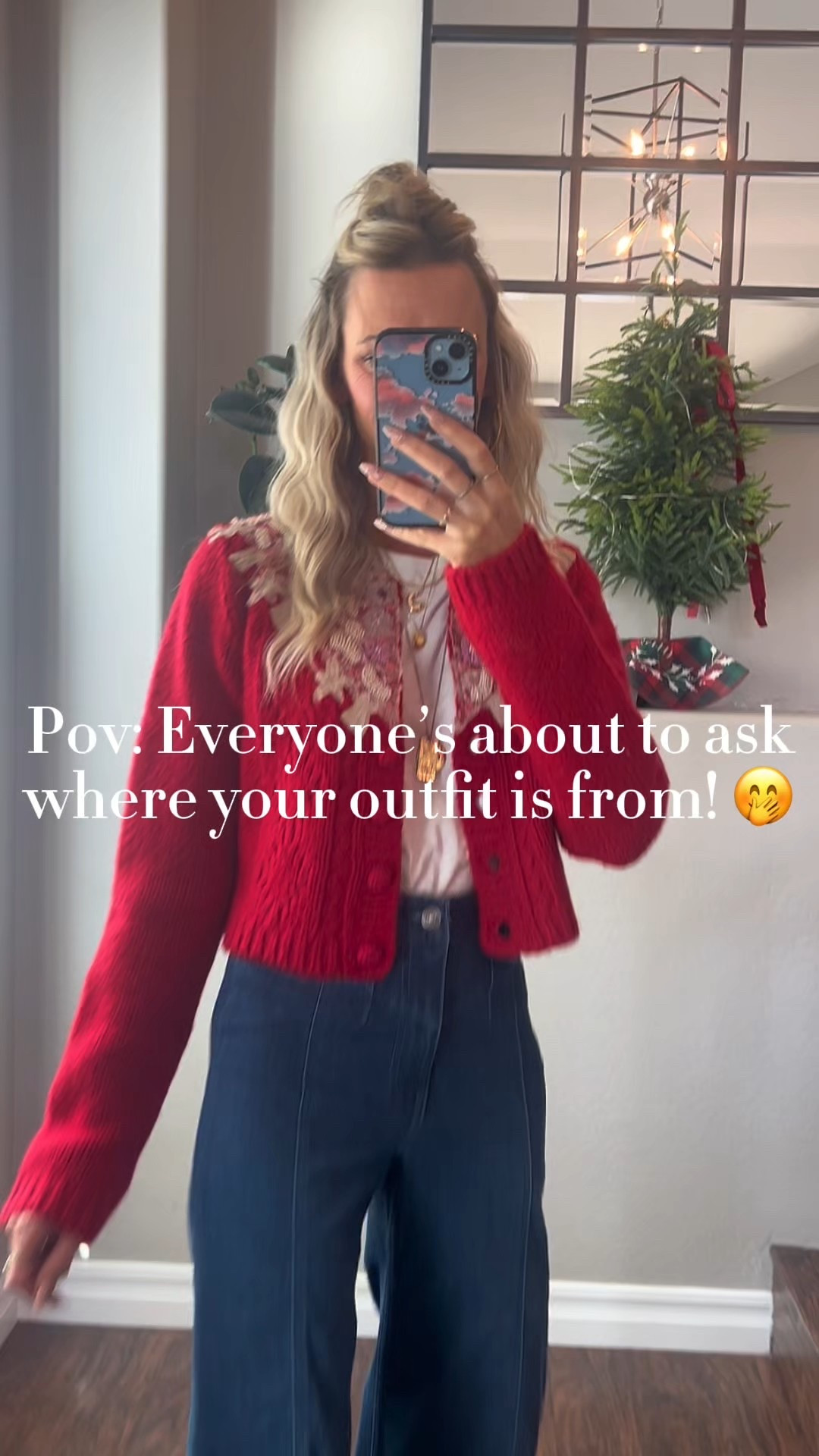 Cardigan- size small
Jeans- 25 true to size and I am not kidding when I say they are sooo comfortable! And they come in more colors! My boots are last season but i linked an amazon pair that i have and are sooo similar. Message me if you have any questions! 

Holiday outfit, everyday outfit, the best jeans, @freepeople


#LTKootd #LTKHoliday #LTKFindsUnder100