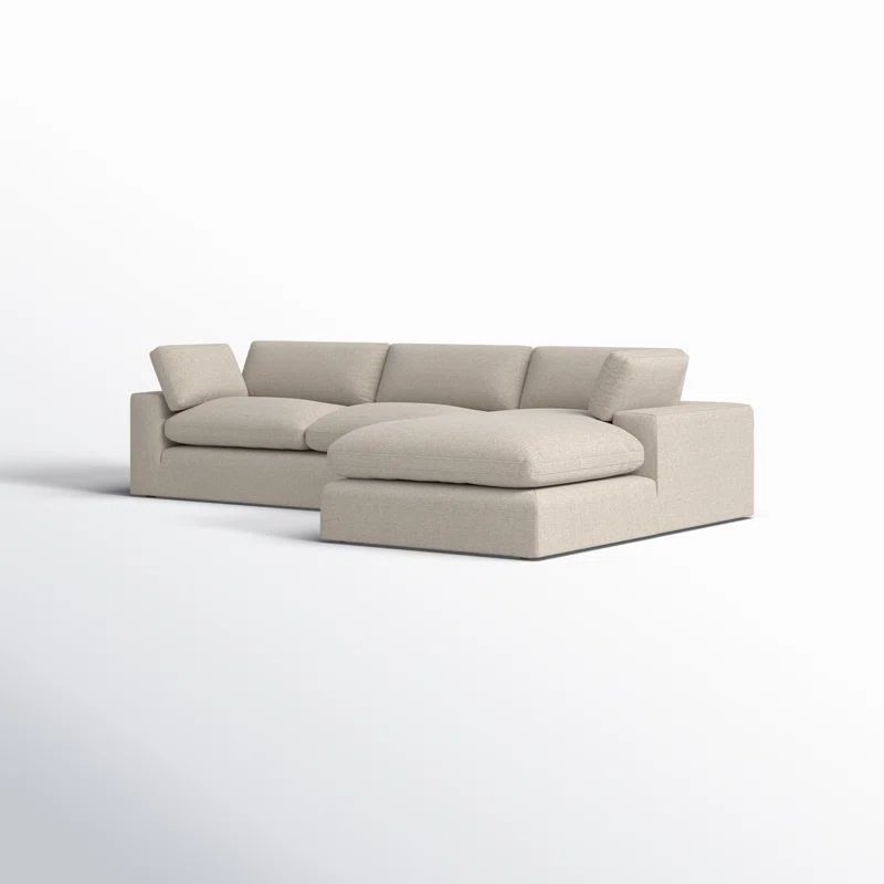 Asher 2 - Piece Upholstered Chaise L-Sectional | Wayfair North America