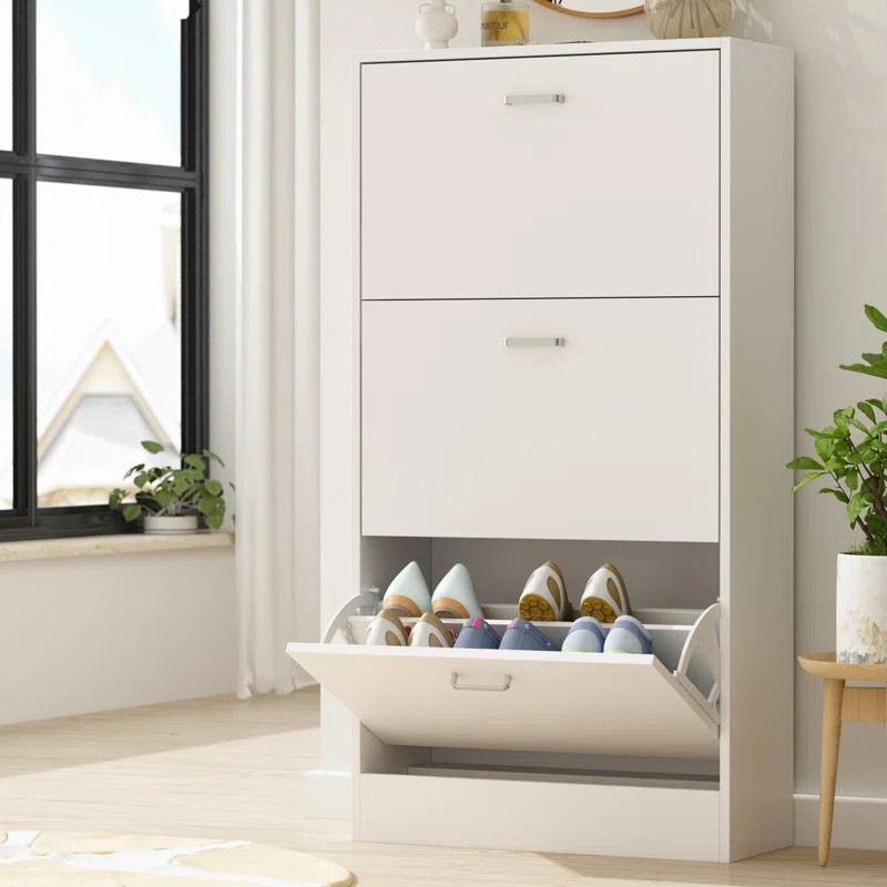 18 Pair Shoe Storage Cabinet | Wayfair North America