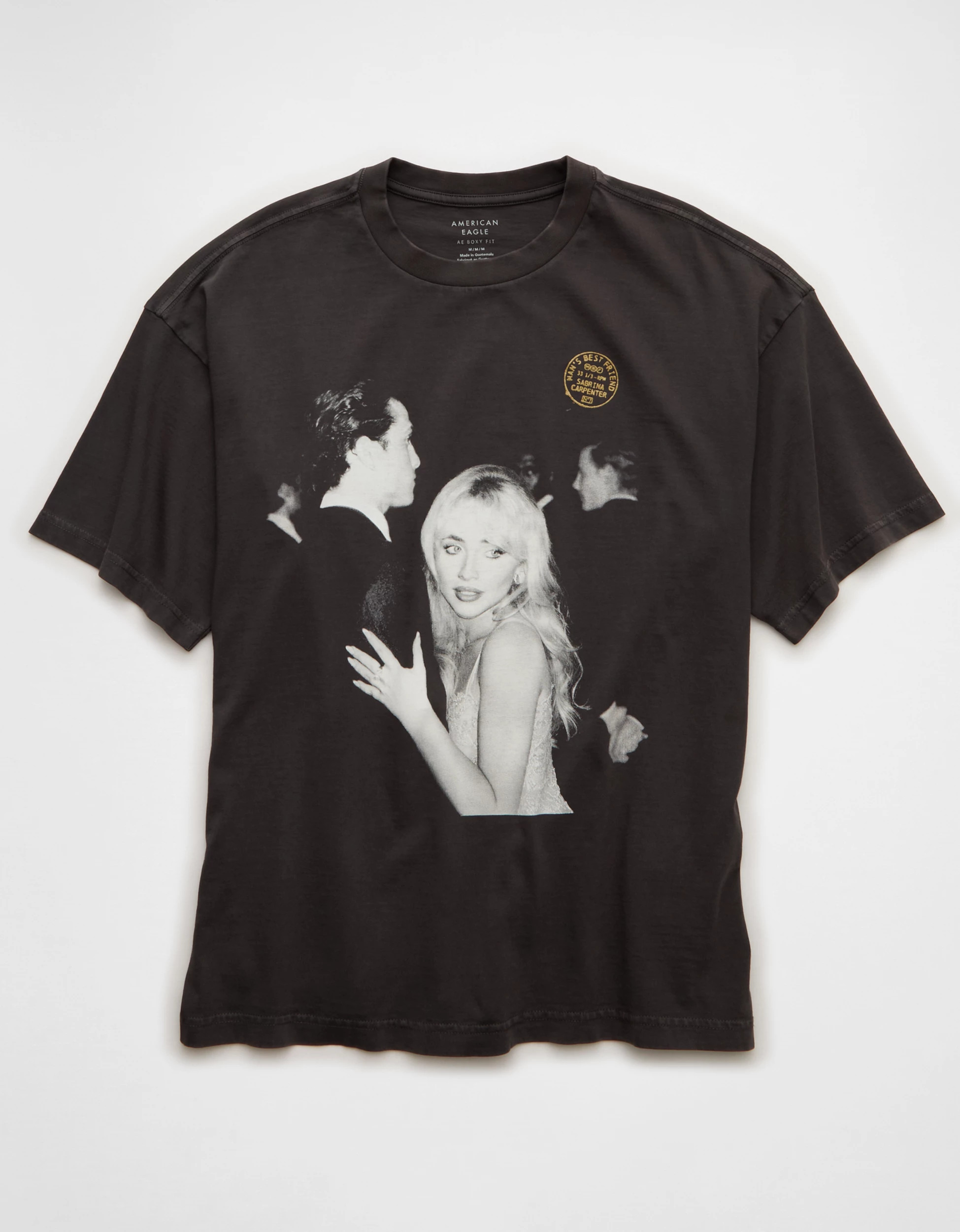 AE Boxy Sabrina Carpenter Graphic T-Shirt | American Eagle Outfitters (US & CA)